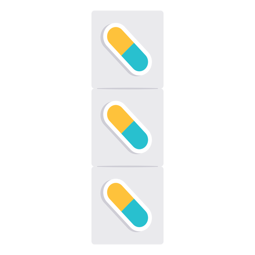 Icono de pastillas de medicina Diseño PNG