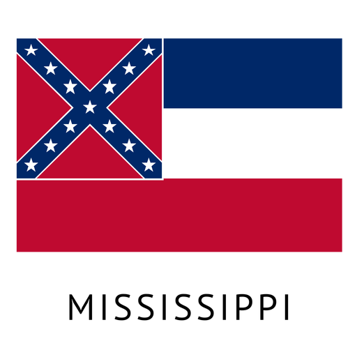 Bandeira do estado do Mississippi Baixar PNG/SVG Transparente