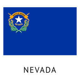 Bandeira do estado de Nevada Desenho PNG