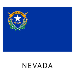 Bandera del estado de nevada Diseño PNG Transparent PNG