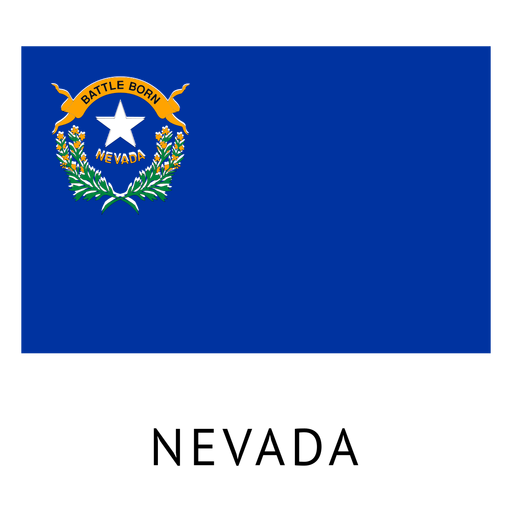 Staatsflagge von Nevada PNG-Design