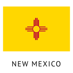 Bandeira do estado do novo méxico Desenho PNG