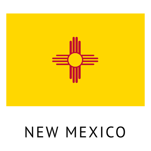 New mexico state flag PNG Design
