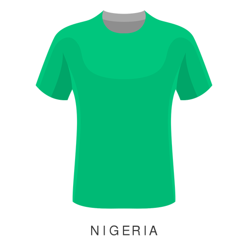 Desenho de camisa de futebol da Nigéria Desenho PNG