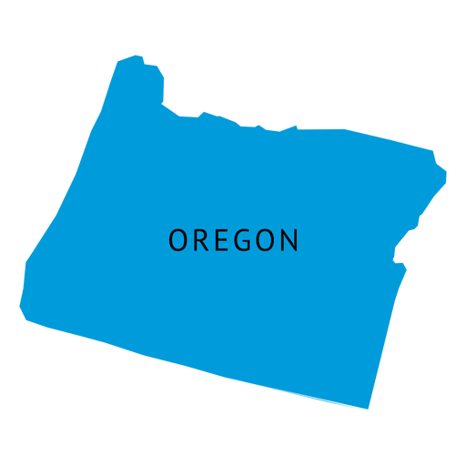 Oregon State Plain Map Transparent Png Svg Vector File | SexiezPix Web Porn