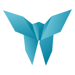 Origami Papier Schmetterling PNG-Design