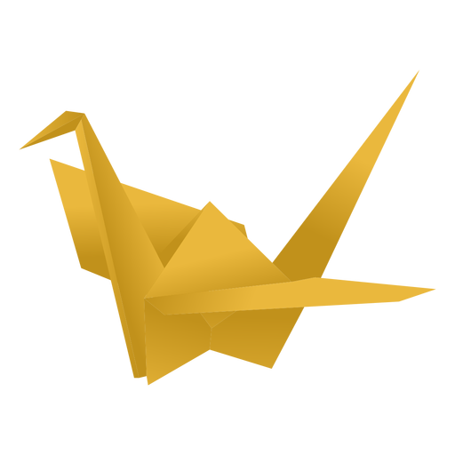 Origami Paper Crane PNG & SVG Design For T-Shirts