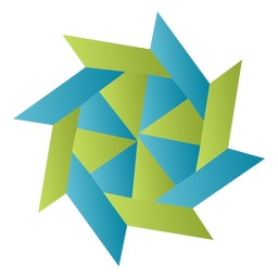 Estrela ninja de papel origami Desenho PNG