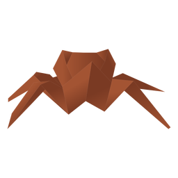 Aranha de papel origami Desenho PNG