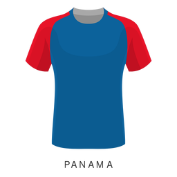 Dibujos animados de camiseta de fútbol de copa mundial de Panamá Transparent PNG