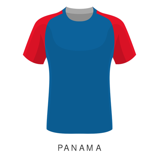 Panama-WM-Fußballtrikot-Cartoon PNG-Design