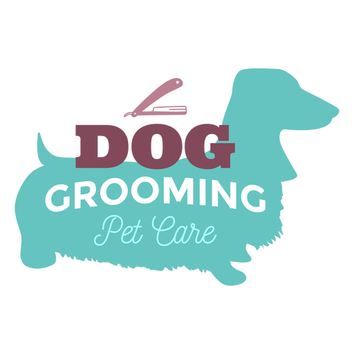 Logo für die Haustierpflege PNG-Design