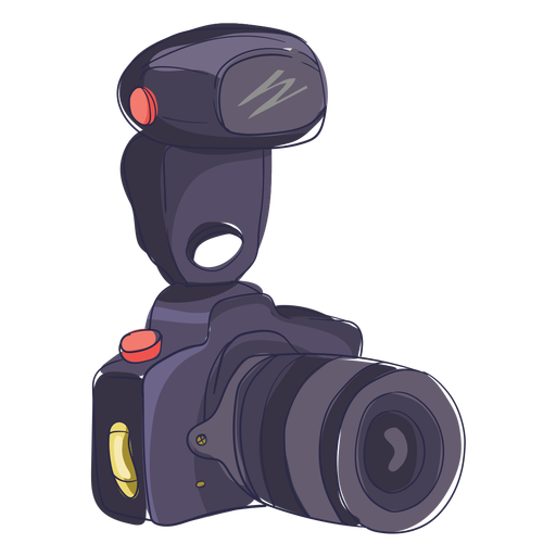 Fotokamera-Cartoon PNG-Design