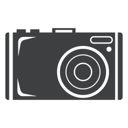 Photo camera grey icon PNG Design