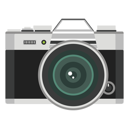 Photo camera vector PNG Design