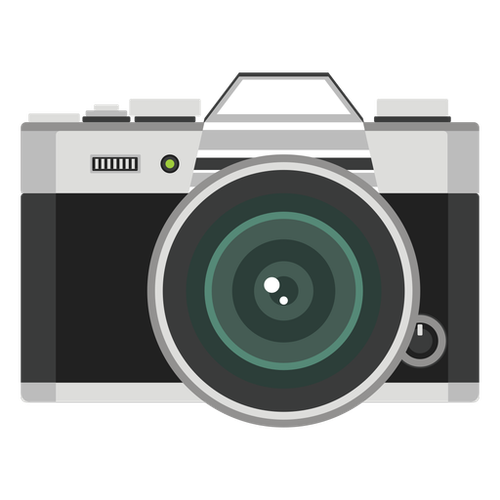 Fotokamera-Vektor PNG- Und SVG-Design Für T-Shirts, حجم الصورة 500x500