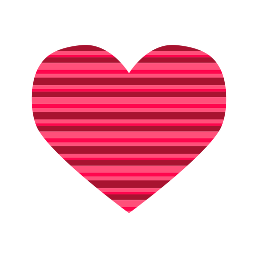 Pegatina corazon rayas rosa Transparent PNG Pegatina corazon rayas rosa Transparent PNG
