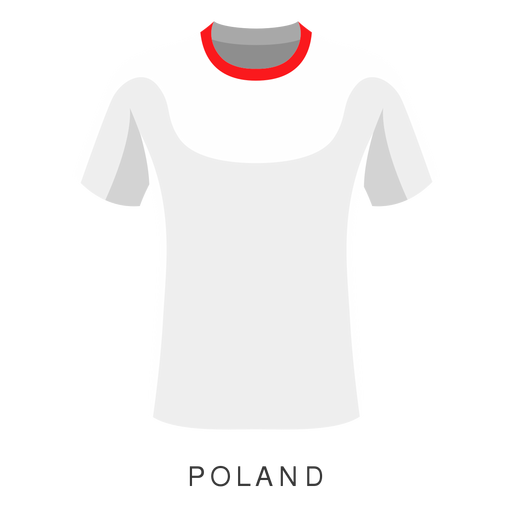 Desenho de camiseta branca e vermelha Desenho PNG