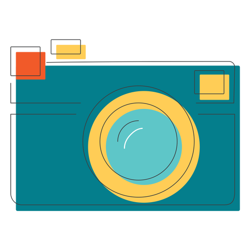 Rangefinder camera icon PNG Design