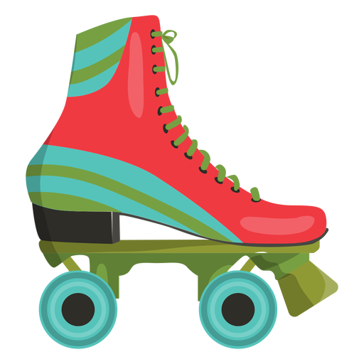 Zapato de skate rojo