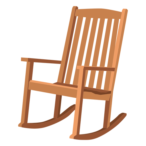Adirondack rocking chair PNG Design