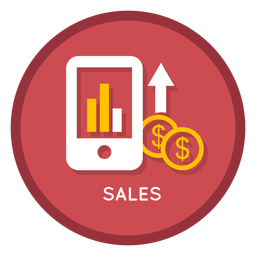 Business sales icon Transparent PNG