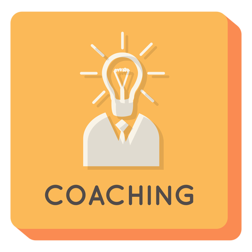 Coaching square icon PNG Design