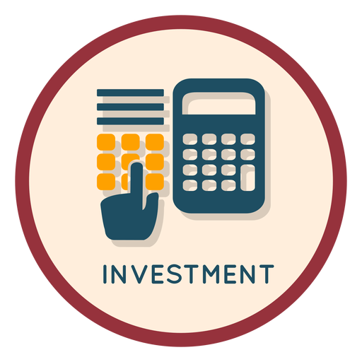 Finanzinvestitionssymbol PNG-Design