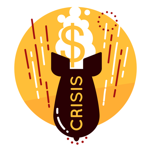 Financial crisis icon - Transparent PNG & SVG vector file