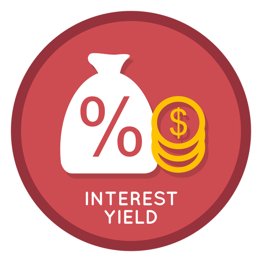 Interest yield icon