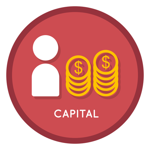 Investment capital icon PNG Design