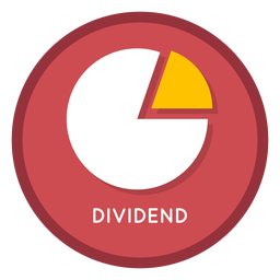 Ícone de dividente de investimento Desenho PNG