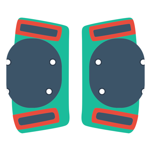 Roller skate knee pads icon