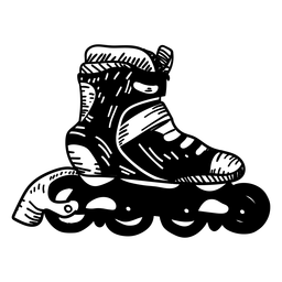 Diseño PNG Y SVG De Icono De Zapato De Patín Para Camisetas Diseño PNG Y SVG De Icono De Zapato De Patín Para Camisetas