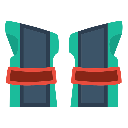 Roller skate wrist guards icon PNG Design