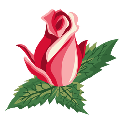 Ícone de botão de rosa Desenho PNG