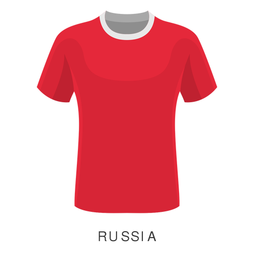 Desenho de camisa de futebol vermelho