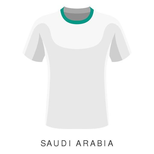 Desenho de camisa de futebol simples branca
