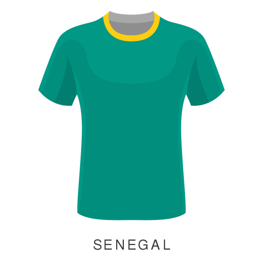 Hellgrüner Fußballhemd-Cartoon PNG-Design