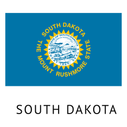 South dakota state flag PNG Design