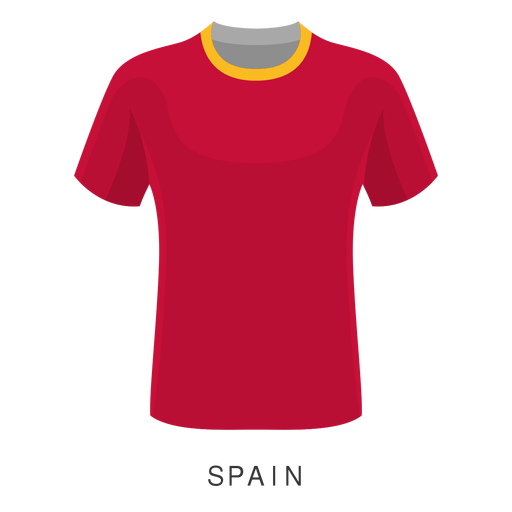 Desenho de camiseta vermelha e amarela Desenho PNG