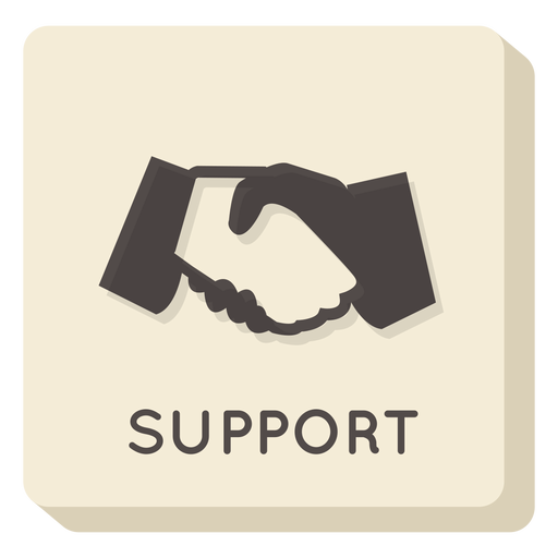 Support square icon PNG Design