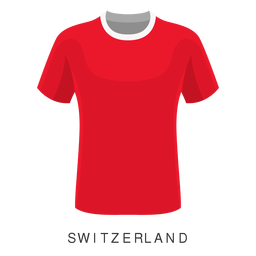 Switzerland football shirt cartoon Transparent PNG