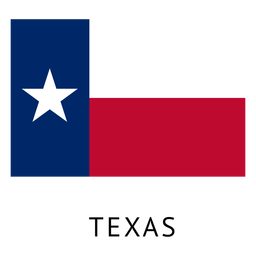 Texas Staatsflagge PNG-Design