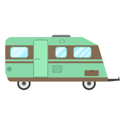 Vector de remolque de viaje Diseño PNG