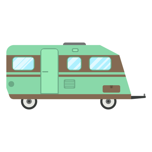 Travel trailer vector