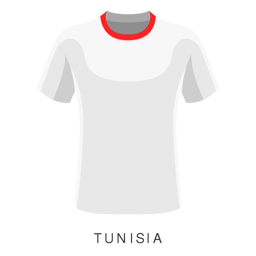 Download Tunisia world cup football shirt cartoon - Transparent PNG ...