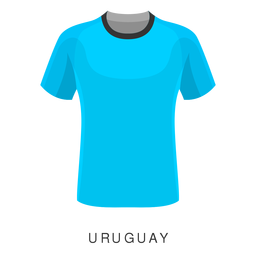 Simple Blue Football Shirt Cartoon PNG & SVG Design For T-Shirts