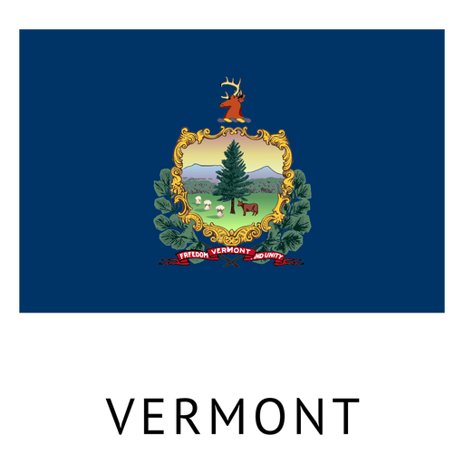 Vermont-Staatsflagge PNG-Design