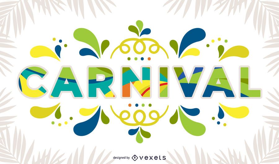 Signo de carnaval colorido Signo de carnaval colorido